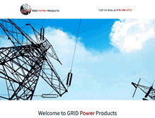 Tablet Screenshot of gridpowerproducts.com